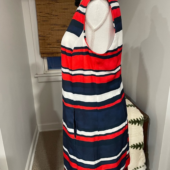 PESERICO STRIPED DRESS - Picture 4 of 11